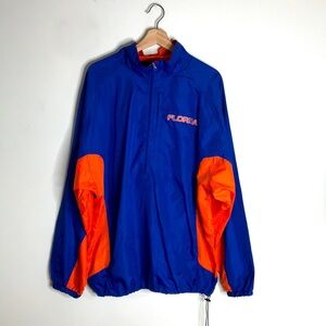 Genuine‎ Stuff Men's Florida Gators Windbreaker Jacket Blue Orange Size Large